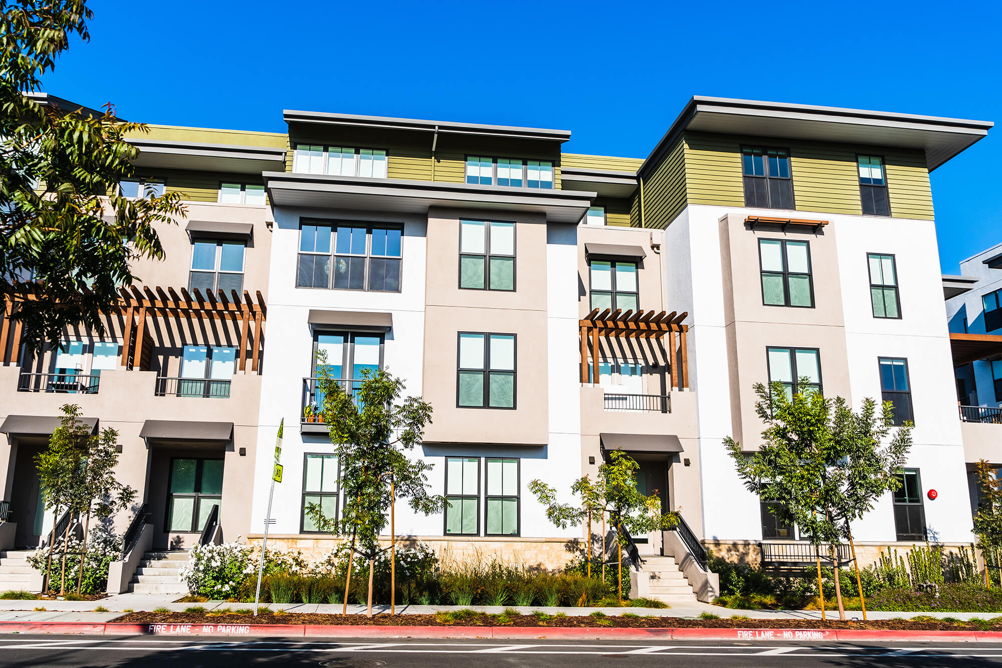 Three story multi family homes