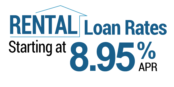 Rental loan rates starting at 4.75% APR