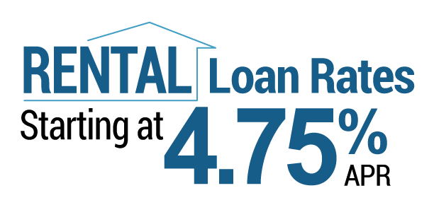 Rental loan rates starting at 4.75% APR